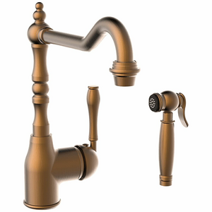Armando Vicario Provincial Kitchen Mixer With Side Spray 400073BR
