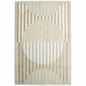Cadrys Retro Design 1 Ivory Grey 200x300 Rug RETD1IG2
