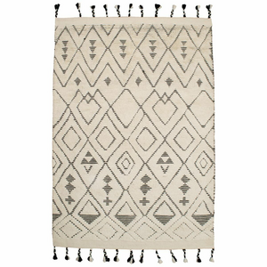Cadrys Sahara Diamond Ivory/Charcoal 160x230 Rug SAHDIC1