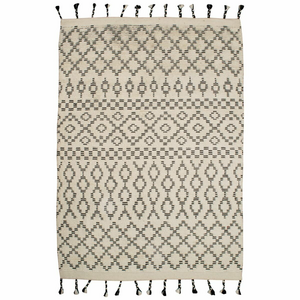 Cadrys Sahara Trellis Ivory/Charcoal 160x230 Rug SAHTIC1