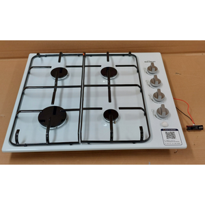 Chef 60cm Natural Gas Battery Ignition Cooktop White CHG642WC