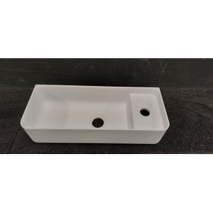 Falper Matt White Lavamani Wall Hung 113 Rectangular Washbasin - 652970