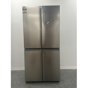 Haier 463L Quad Door Refrigerator Satina Silver HRF530YS