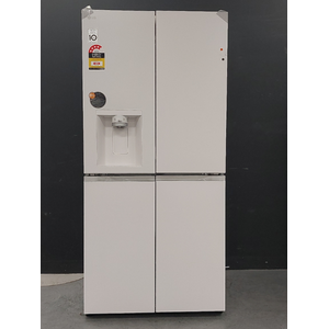 LG 506L French Door Fridge with Ice and Water Dispenser White GF-L500MWH