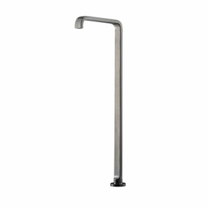 Rogerseller Pinch Floor Mount Bath Outlet - Brushed Nickel 360600320