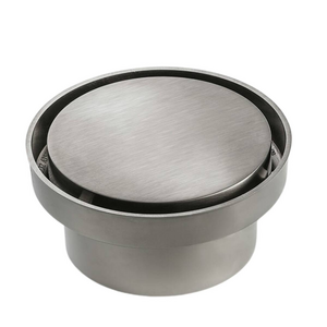 Rogerseller Round Floor Waste - Brushed Nickel 3806001107