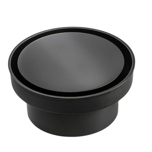 Rogerseller Round Floor Waste - Matte Black 3806001111