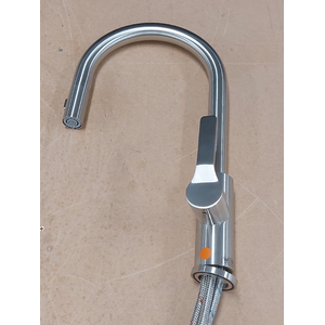 The Galley Ideal Gooseneck Bar Mixer Tap - Matte Stainless Steel IBT-D-MSS-AU