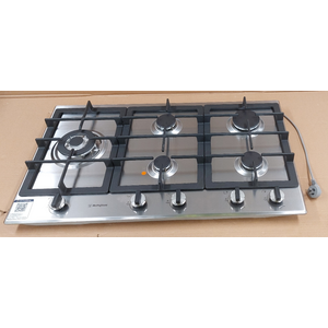 Westinghouse 90cm 5 Burner Natural Gas Stainless Steel Cooktop WHG954SC