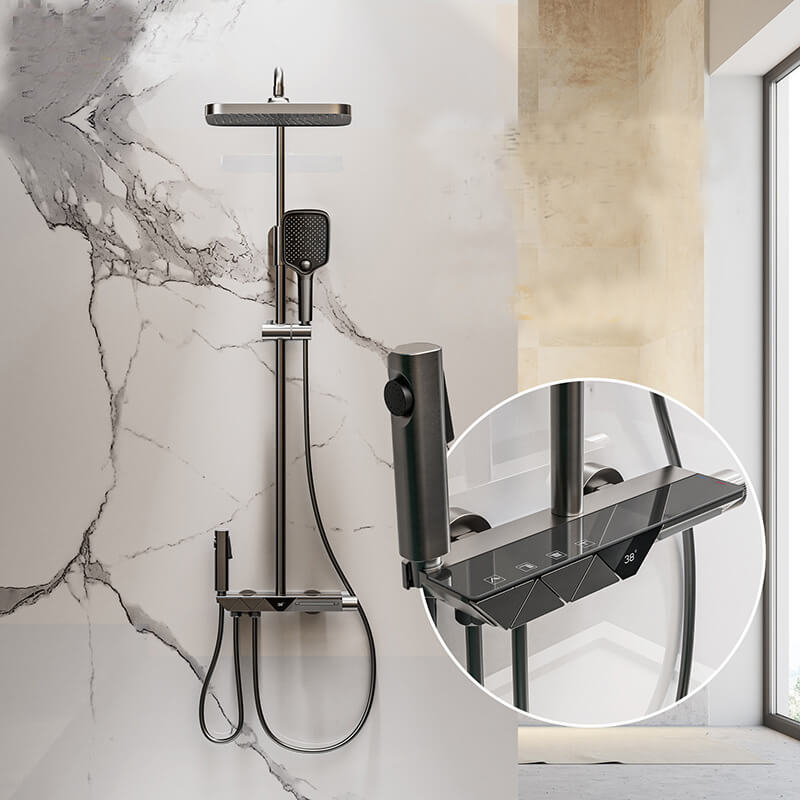 Boelon Luxury Shower System With 4 Independent Buttons